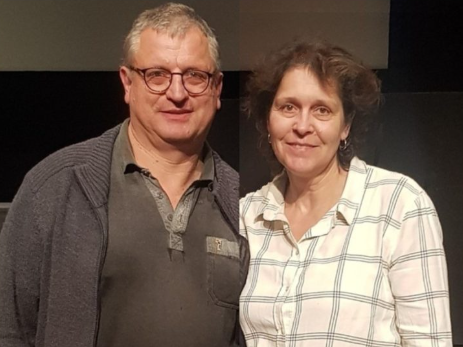 Eric et Gabriela Blanc, gérants de Créa-Sol Sàrl, entreprise familiale lausannoise spécialisée dans les sols sportifs
